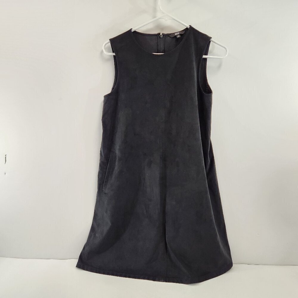 Uniqlo Womens Shift Dress Sleeveless Black Size Medium